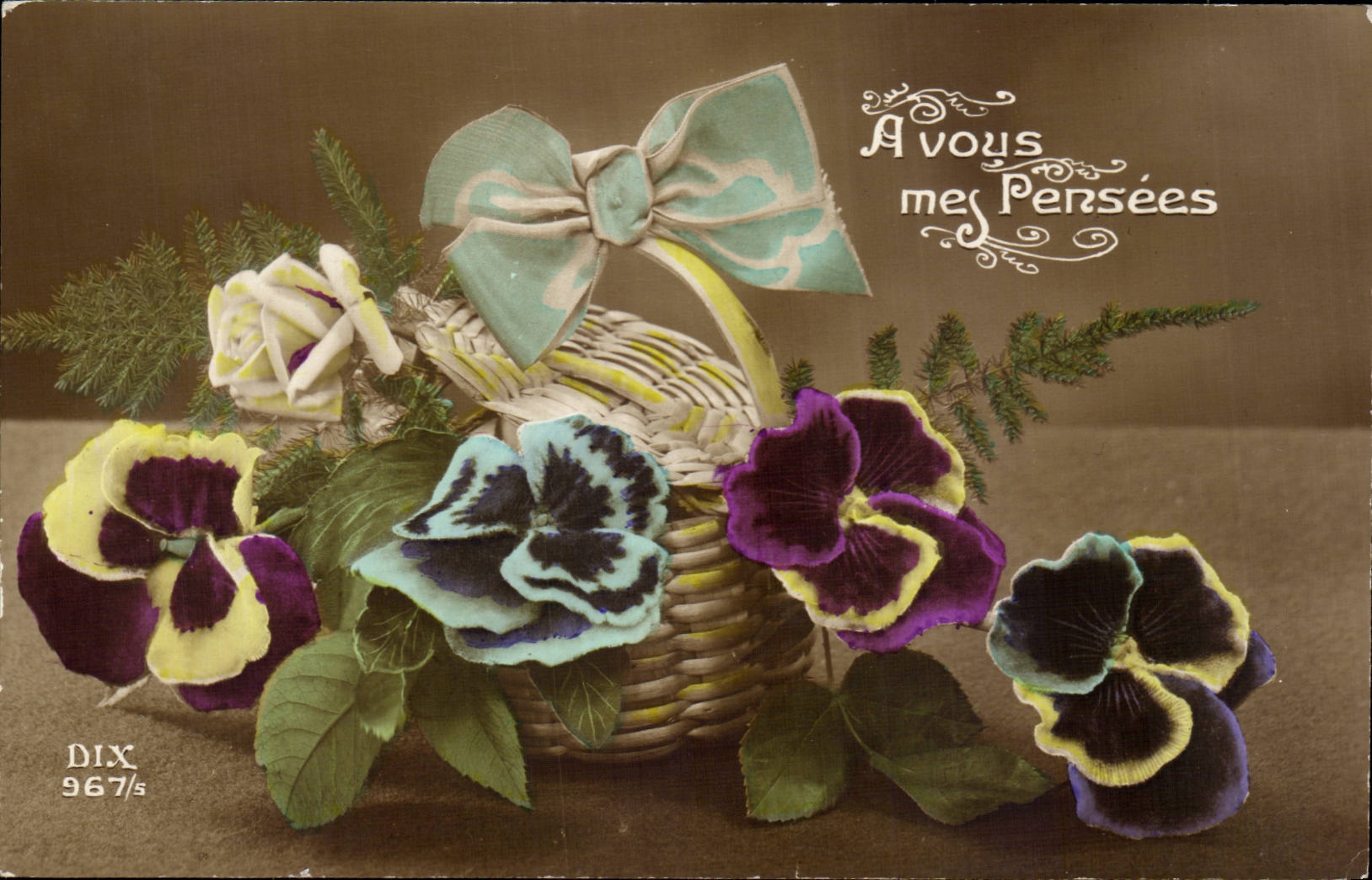 CPA Phantasie-Blumen