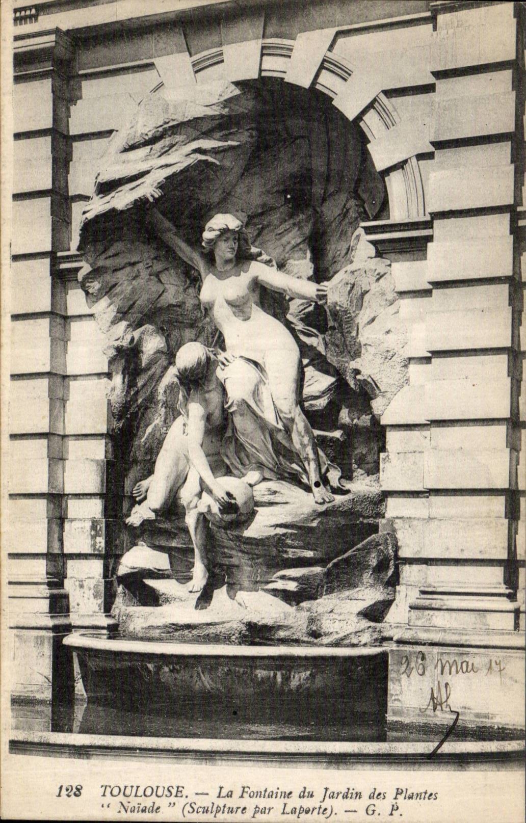 CPA Toulouse La fontaine du jardin des plantes Naiade Laporte