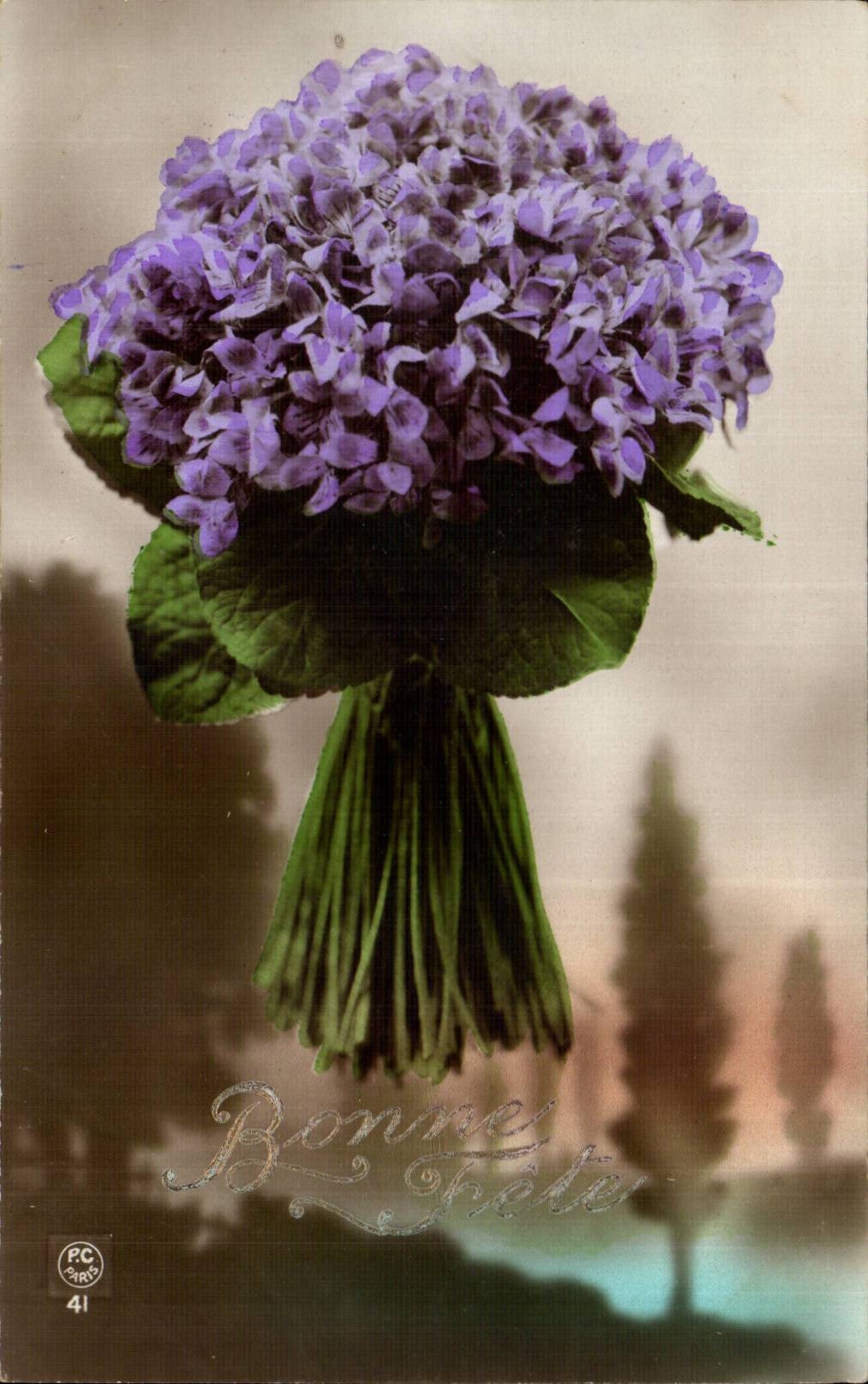 CPA Phantasie-Blumen