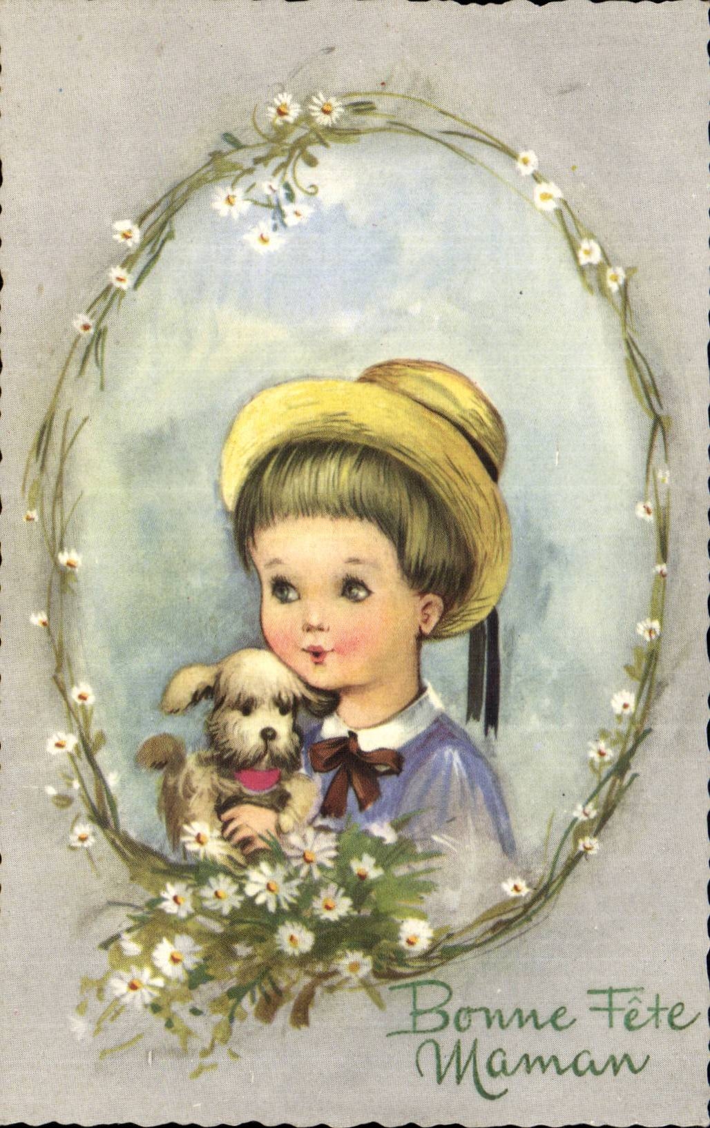 Mamma-Hund Festival der CPA Phantasie-Kinder guter