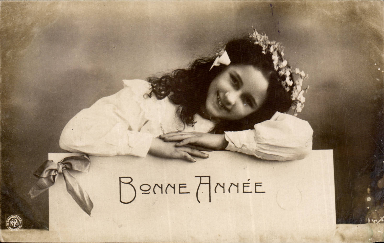 CPA Phantasie-Kind-gluckliches neues Jahr