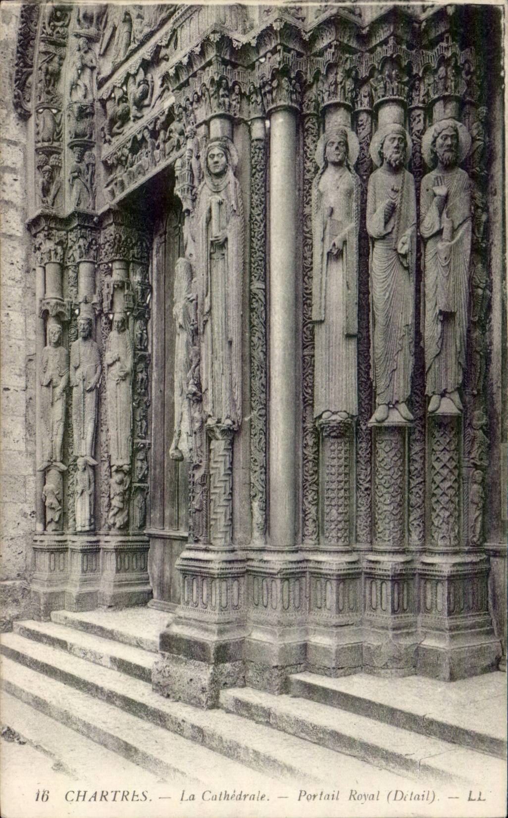 Chartres CPA the cathedral royal Gate