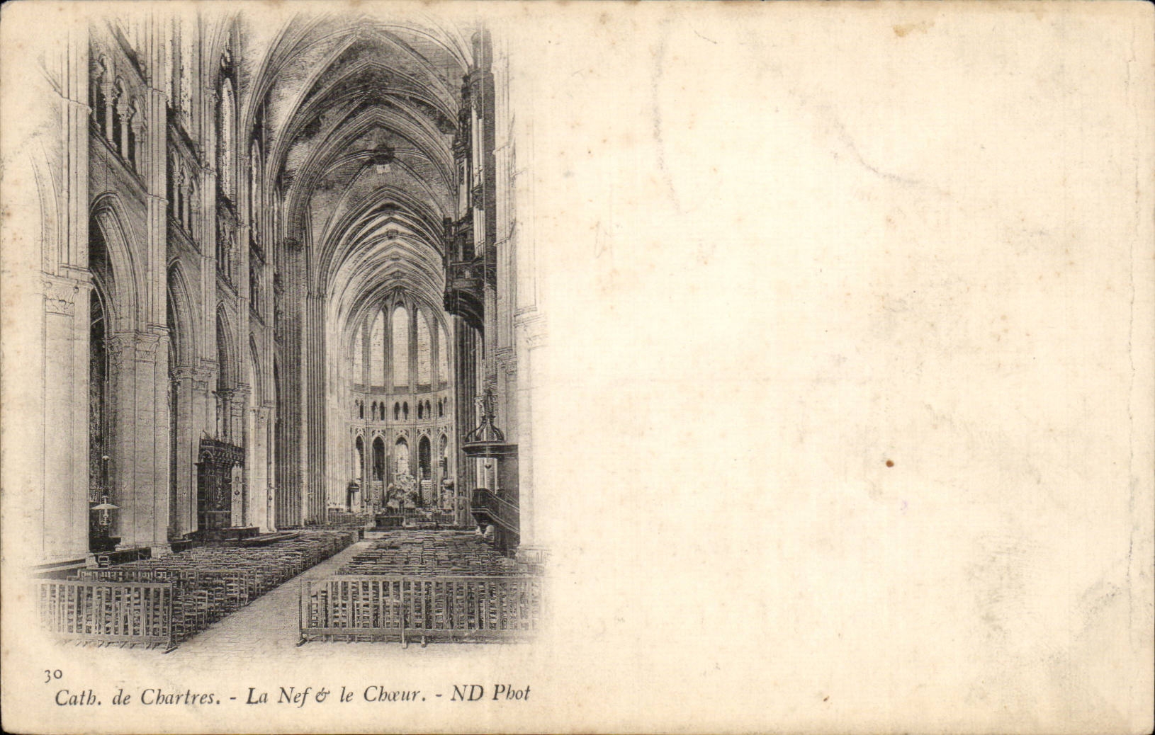 Chartres CPA Cathedral the nave and chorus