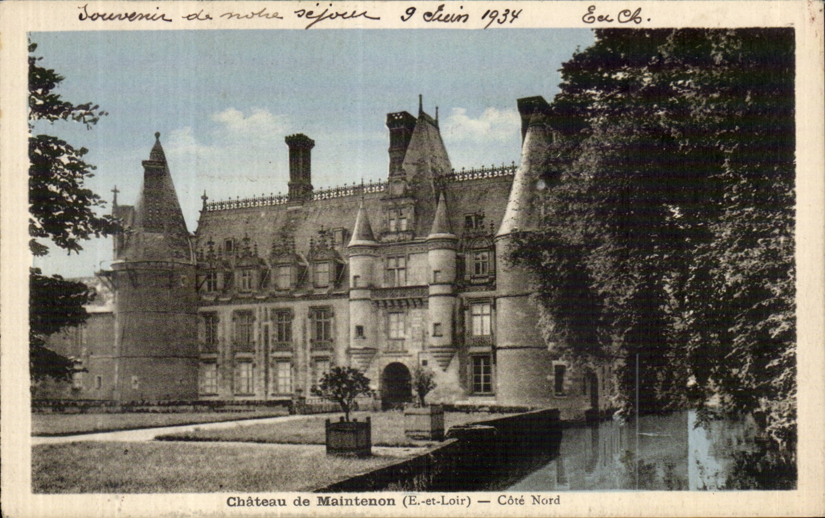 CPA Schloss von Maintenon bemisst Nord