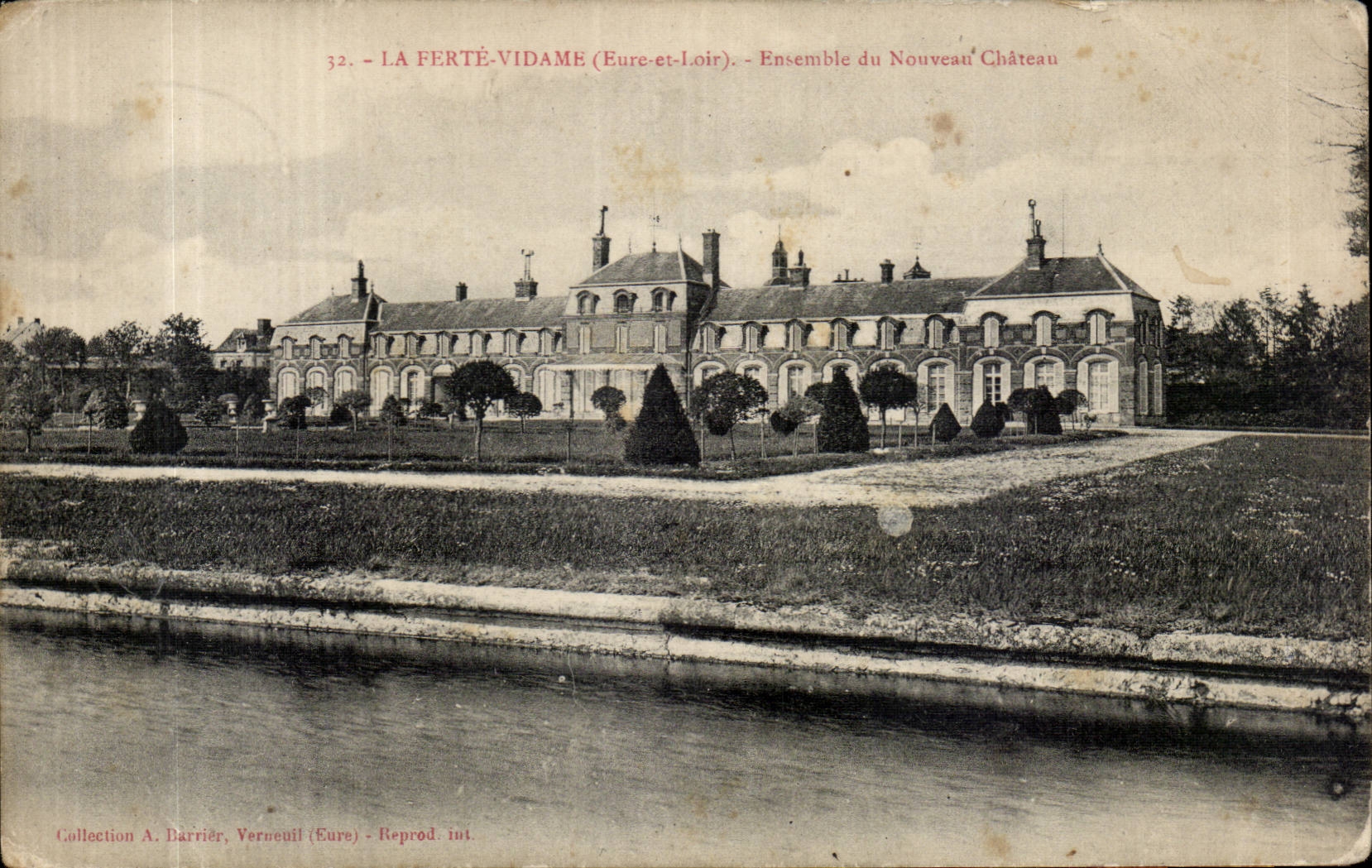 CPA Ferte Vidame zusammen des neuen Schlosses