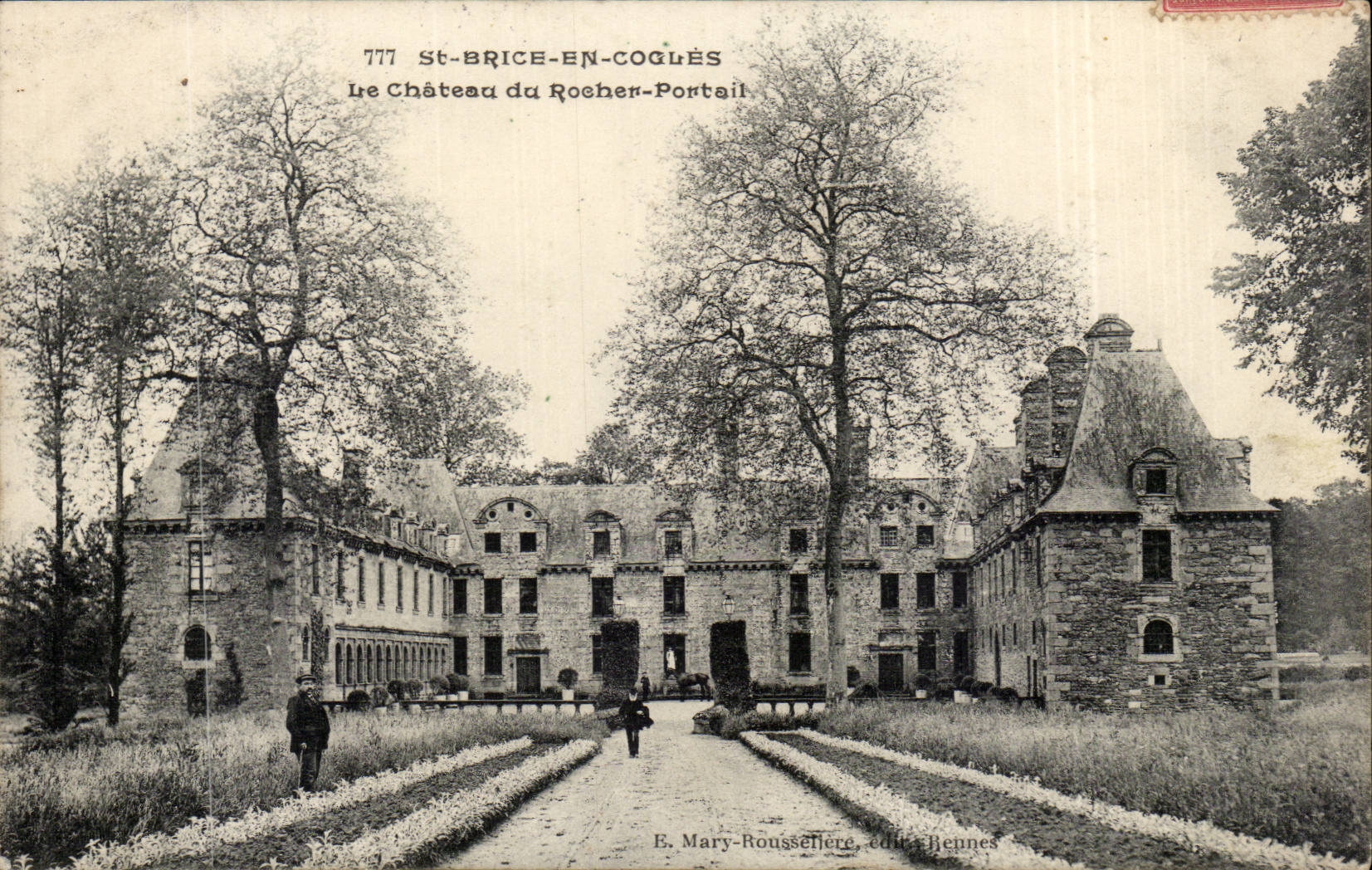 CPA Str Brice in Cogles das Schloss des Felsengatters