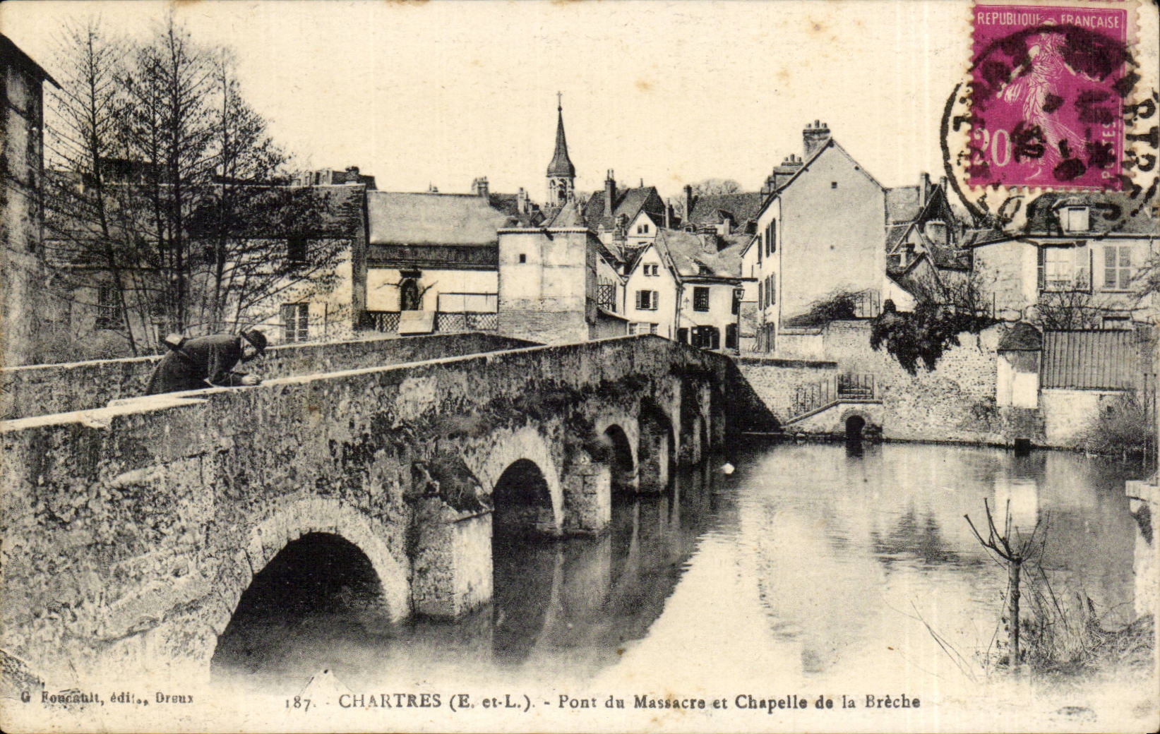 Chartres CPA Bridge of the massacre and vault of the Breach