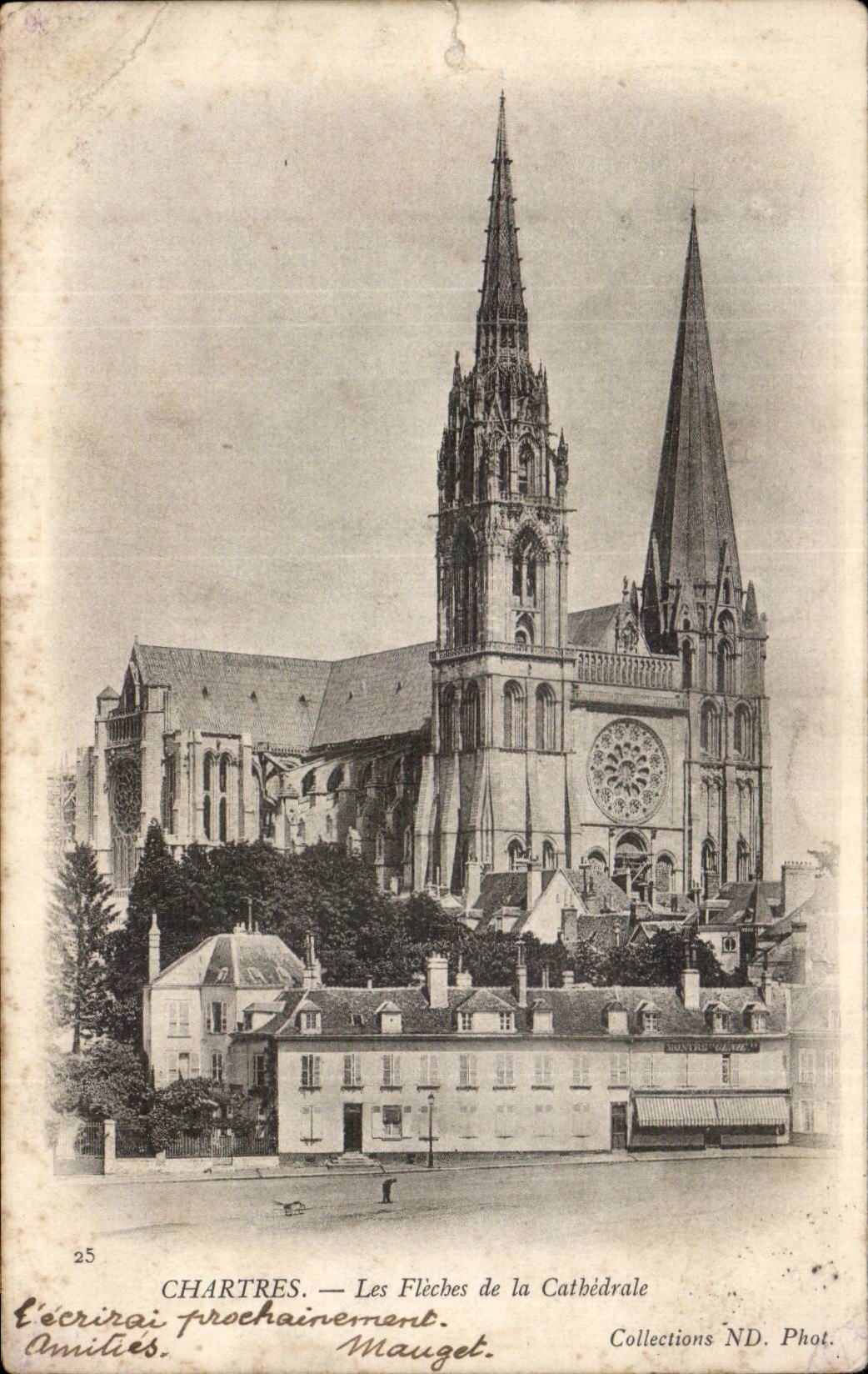 Chartres CPA arrows of the cathedral