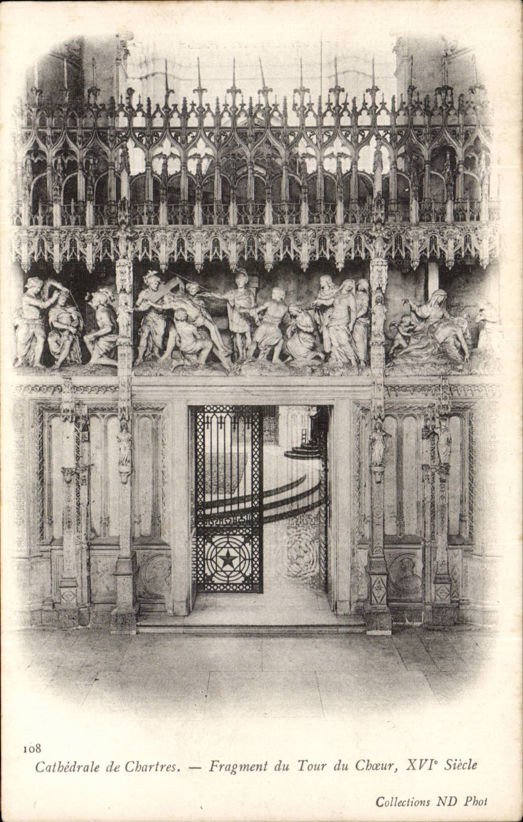 Chartres CPA Fragment of the turn of the chorus