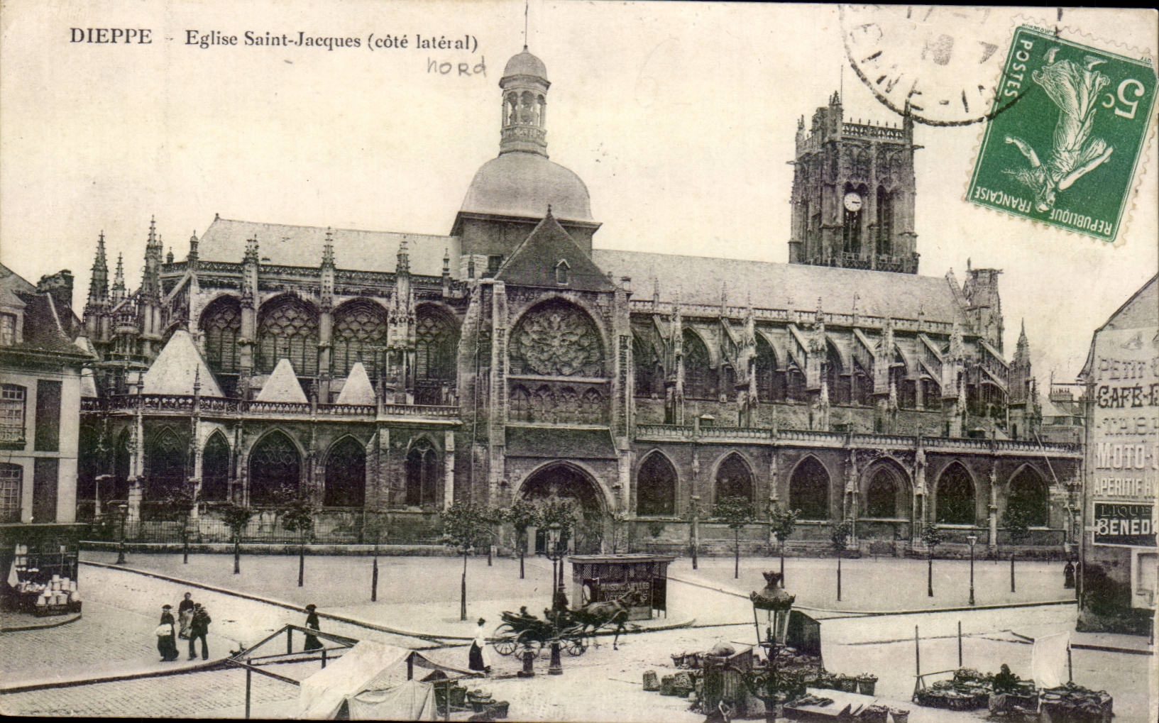 CPA Dieppe Church Saint Jacques