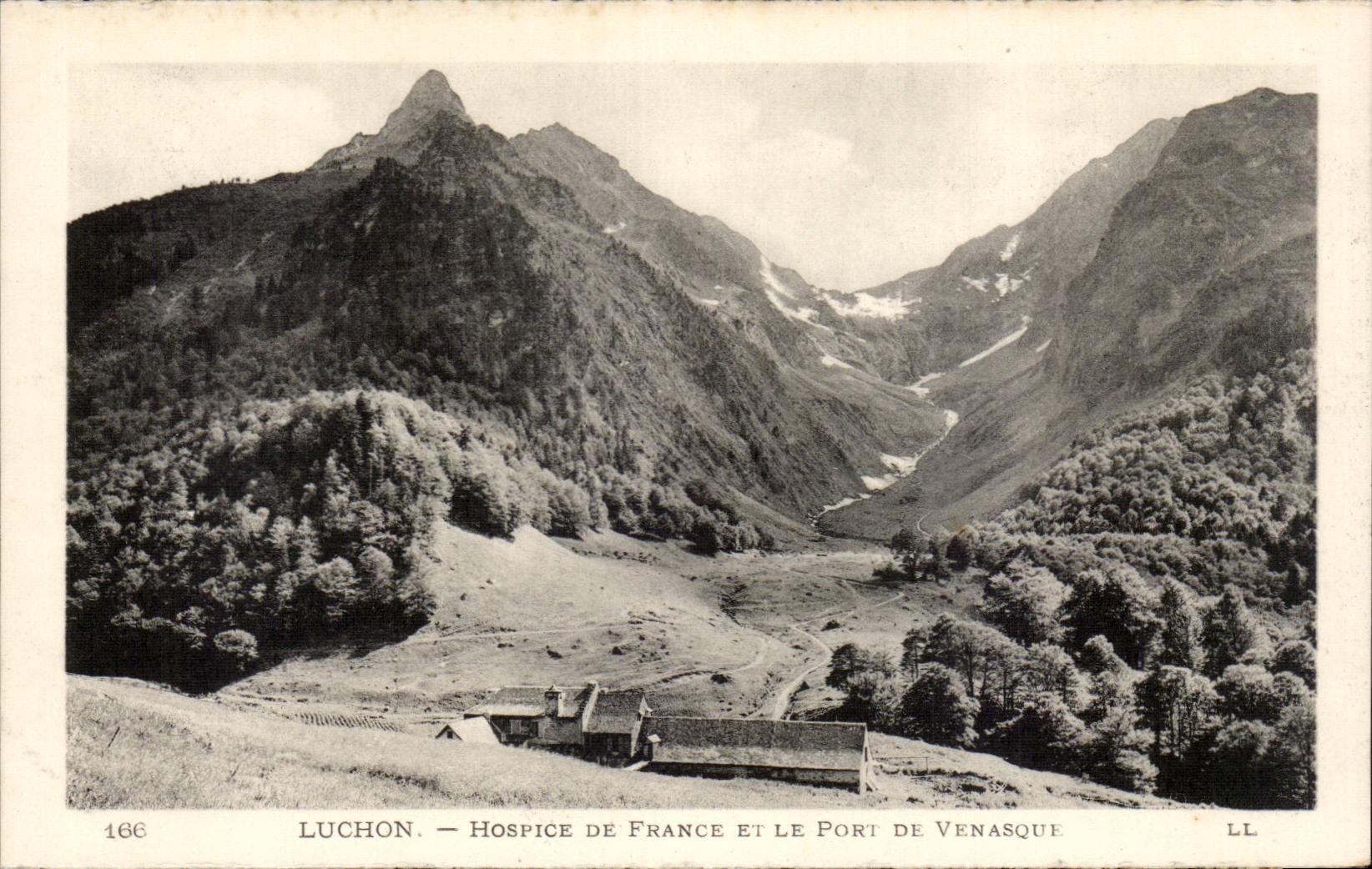 CPA Luchon Old people's home of France and the port of Venasque