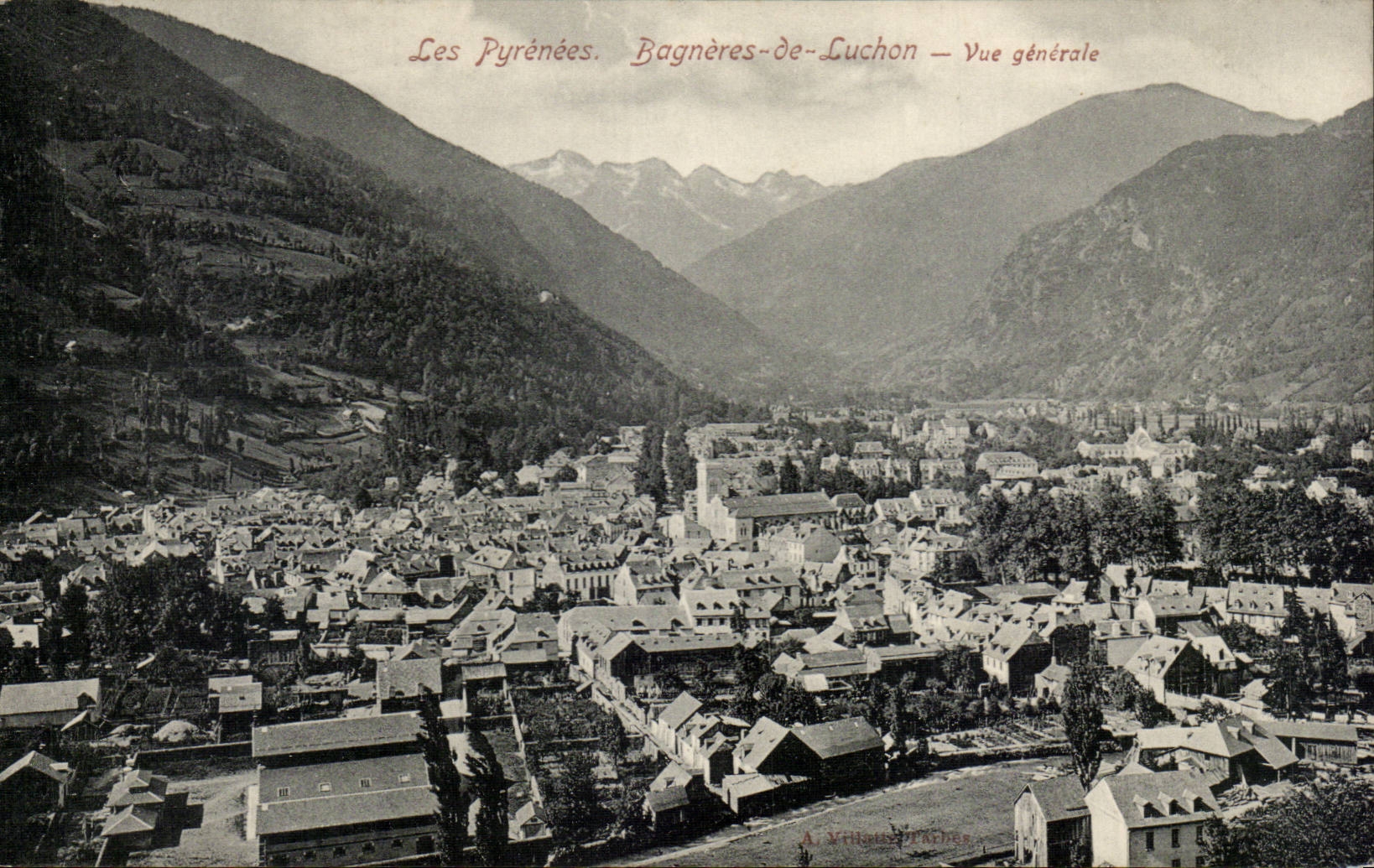 CPA Bagneres de Luchon View