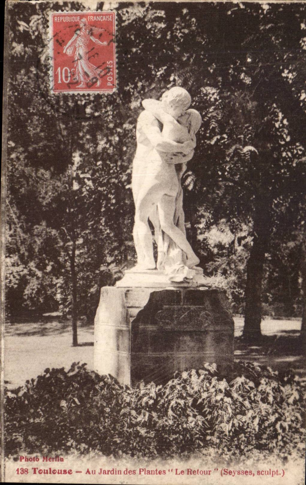 CPA Toulouse Au jardin des plantes Le retour Seysses