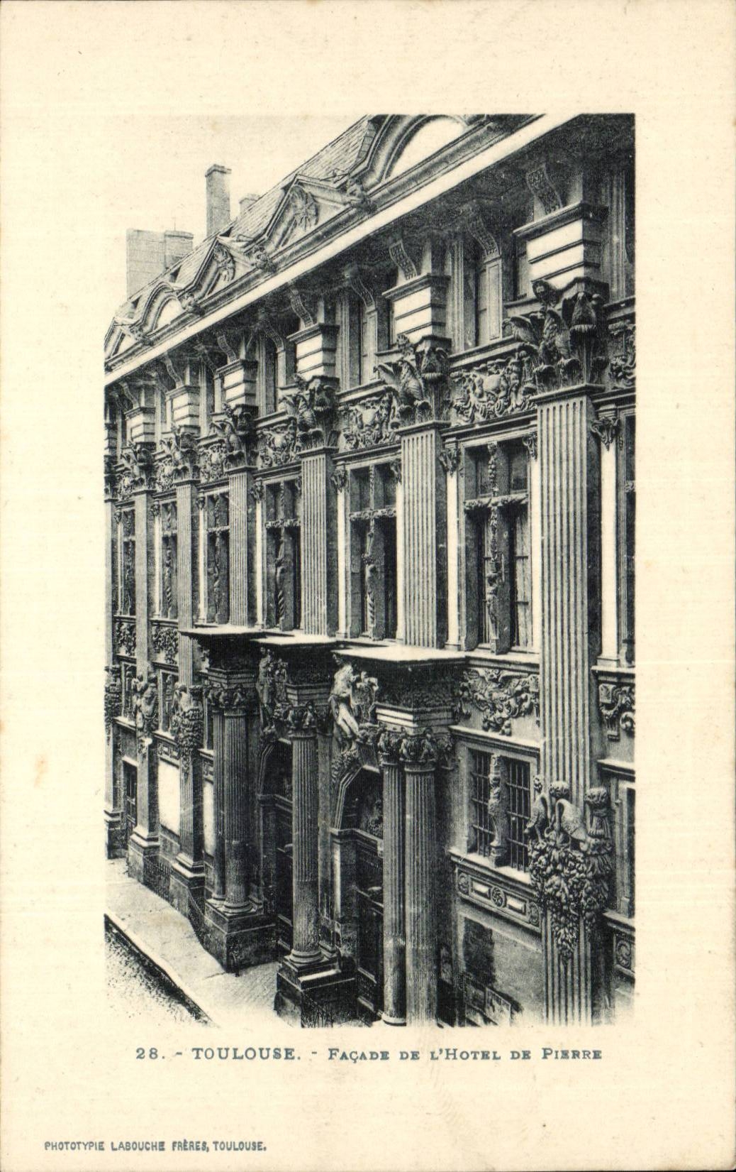 CPA Toulouse Facade de l'hotel de ville