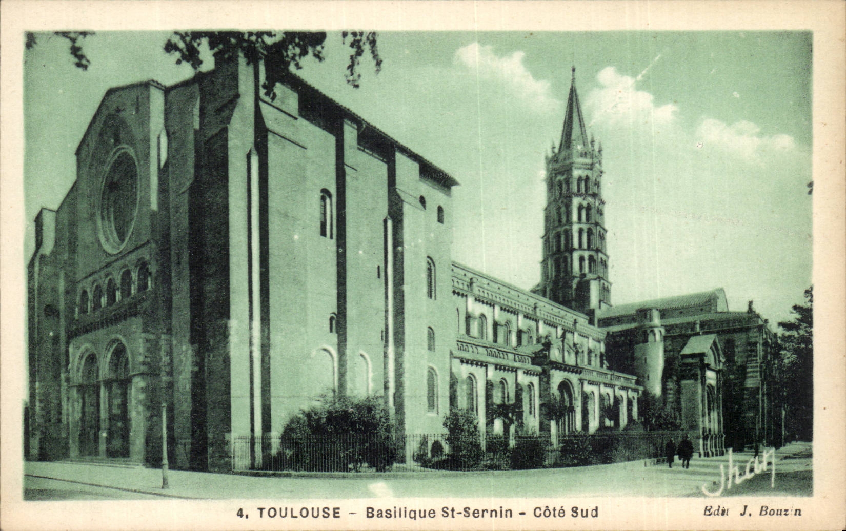 CPA Toulouse Basilique St Sernin Cote sud