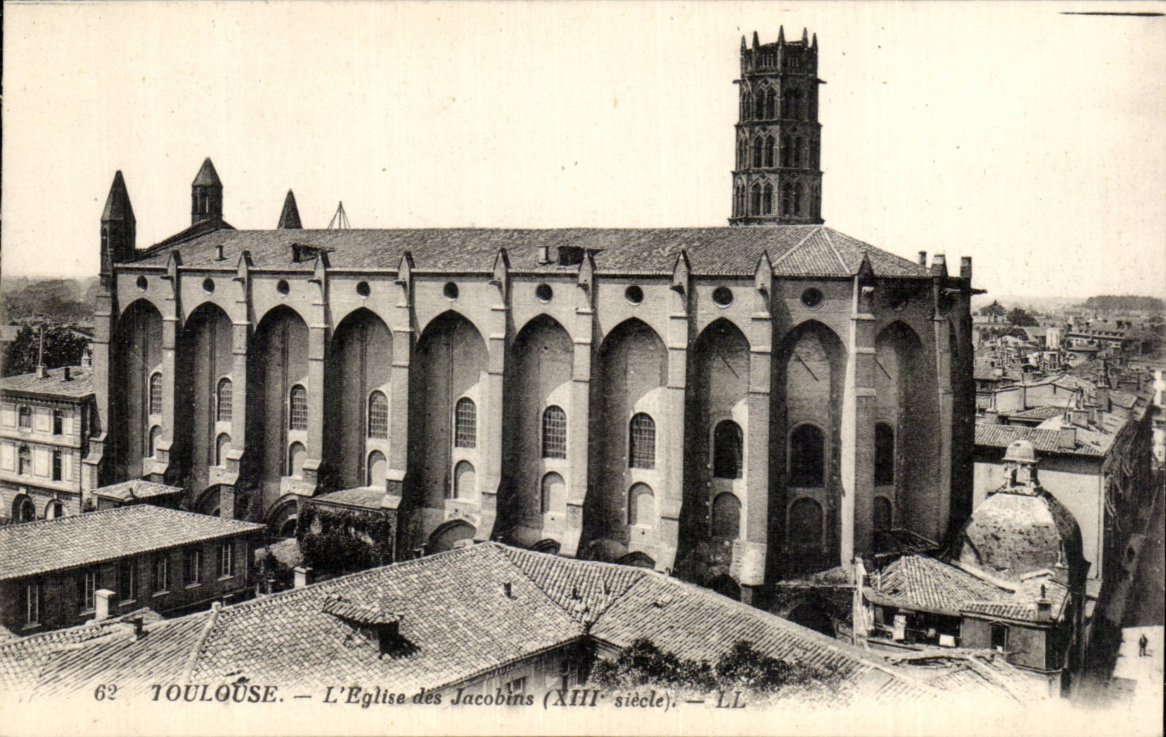 CPA Toulouse Eglise des Jacobins 