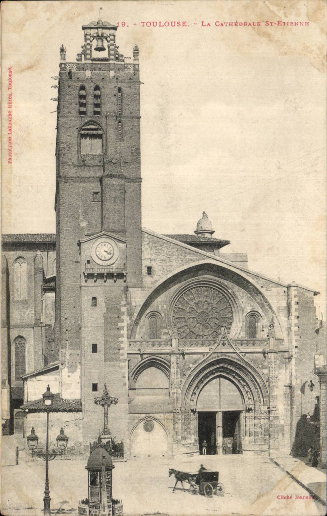 CPA Toulouse La cathedrale St Etienne