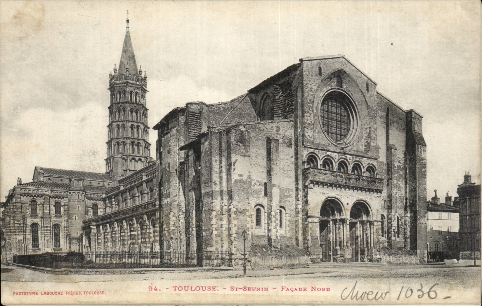 CPA Toulouse St Sernin Facade Nord