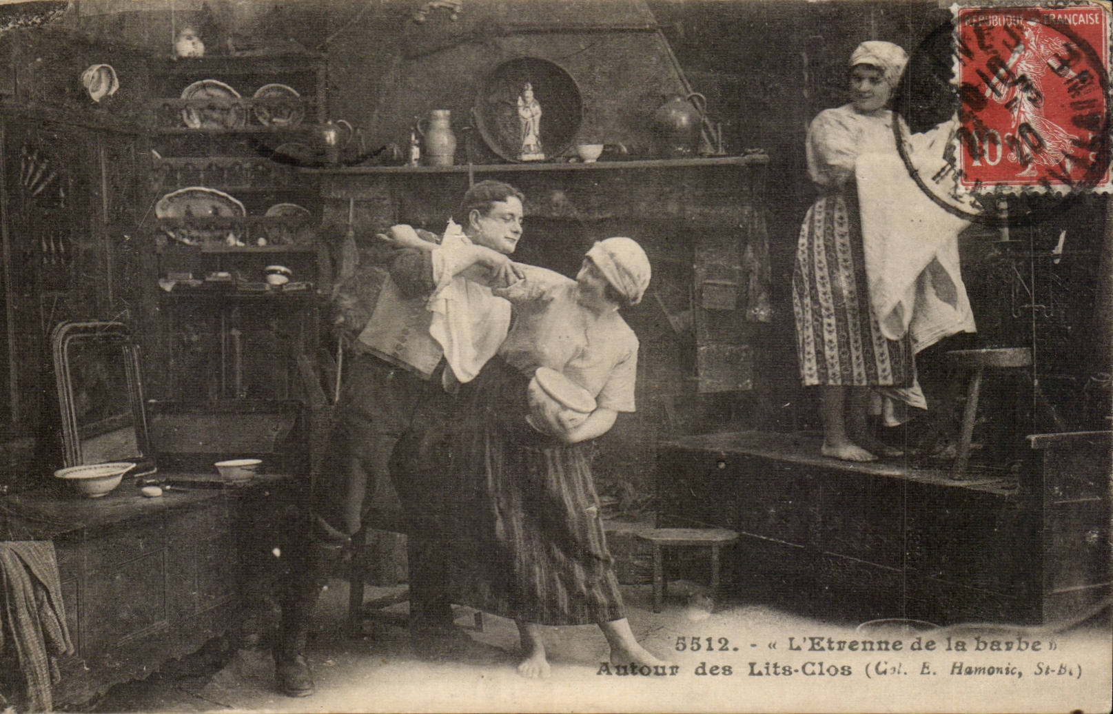 Brittany CPA closed beds Folklore New Year's gift of the beard