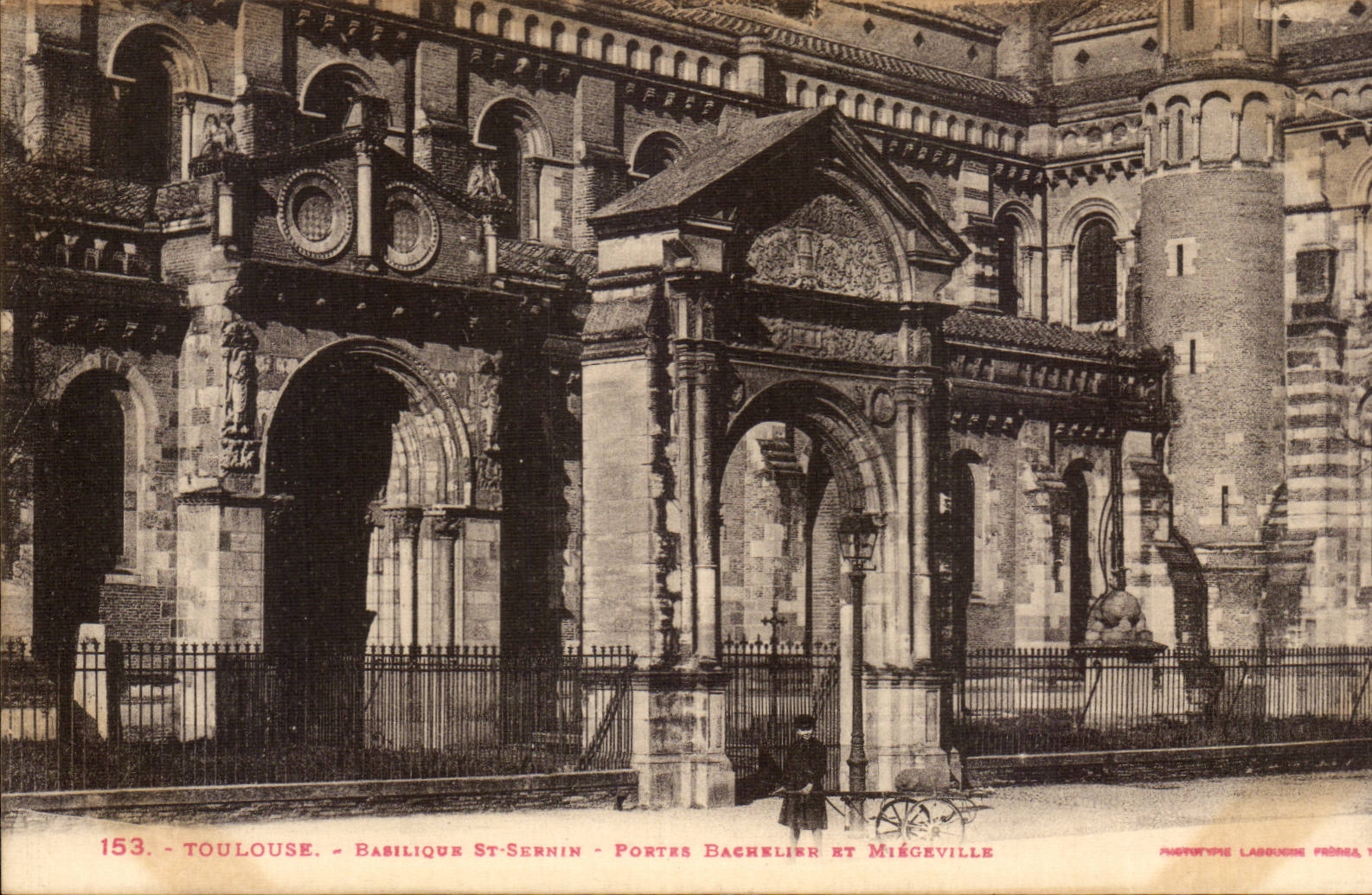 Toulouse CPA Basilique St Sernin Portes Bachelier et Miegeville