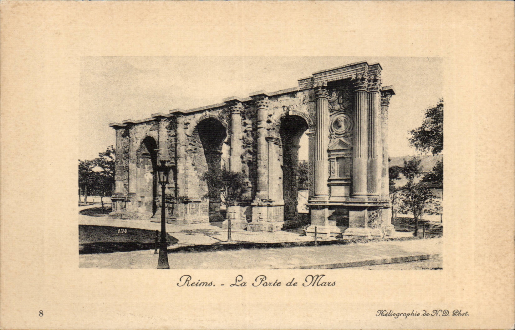 CPA Reims the door of March