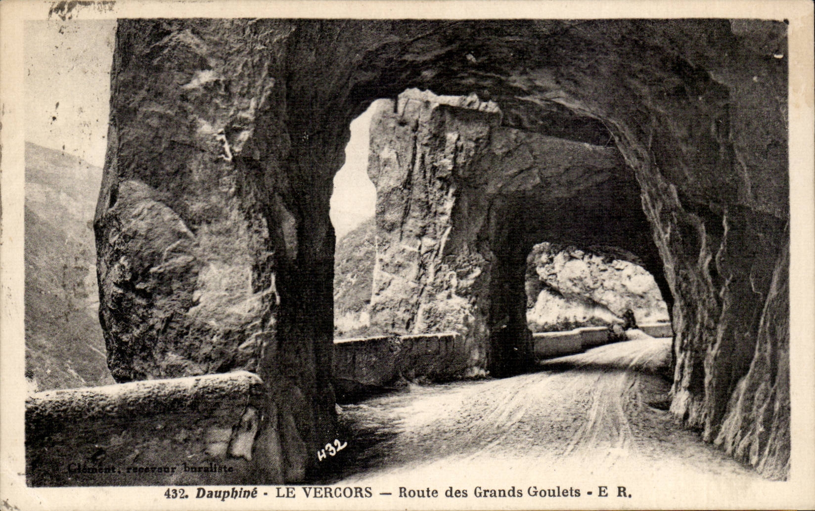 CPA Vercors Road of the great narrow parts