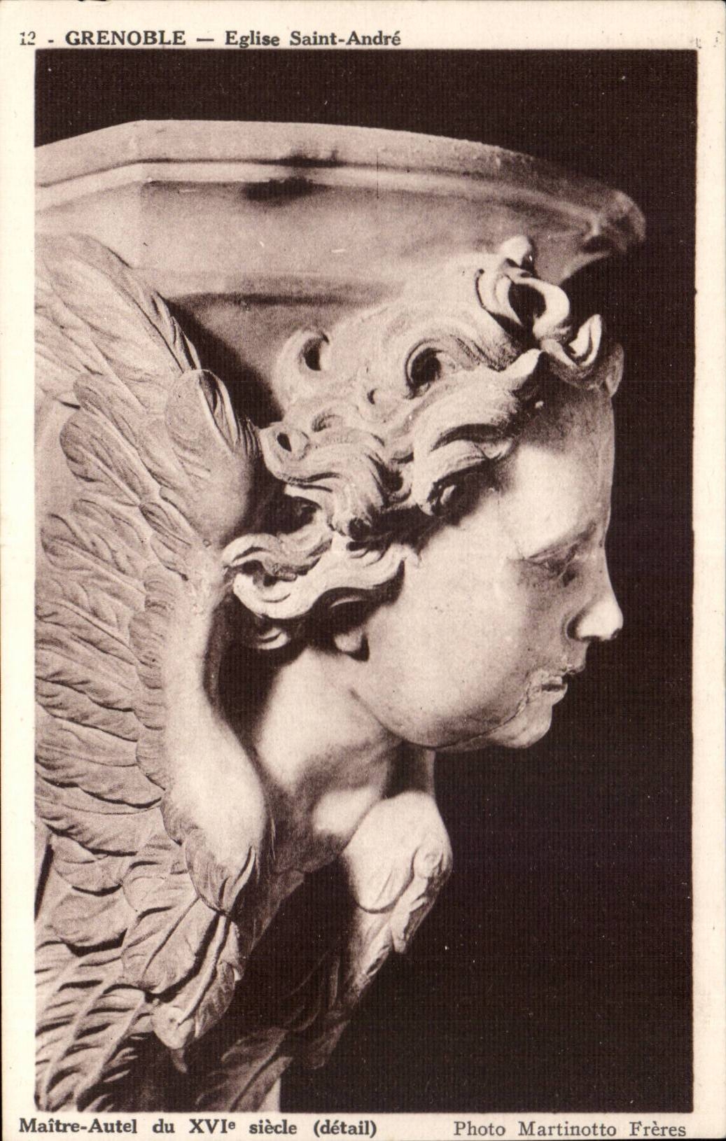 CPA Grenoble Church Saint Andre Maitre furnace bridge of 16th