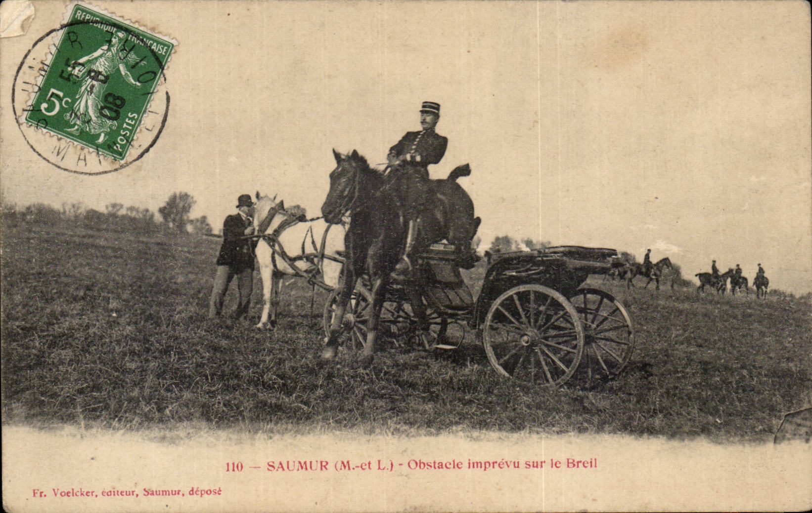 CPA Saumur unforeseen Obstacle on Breil Horse horse Horsemanship hippism