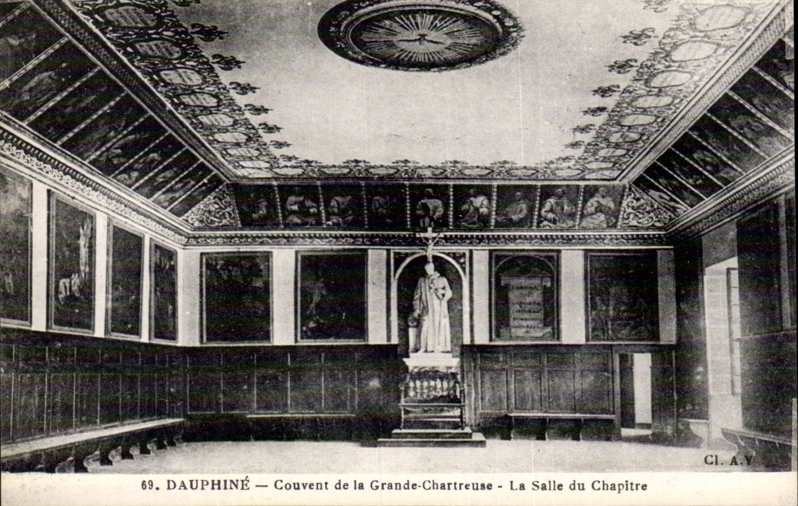 Dauphine CPA das Kloster des grossen Chartreuse Kapitelraumes
