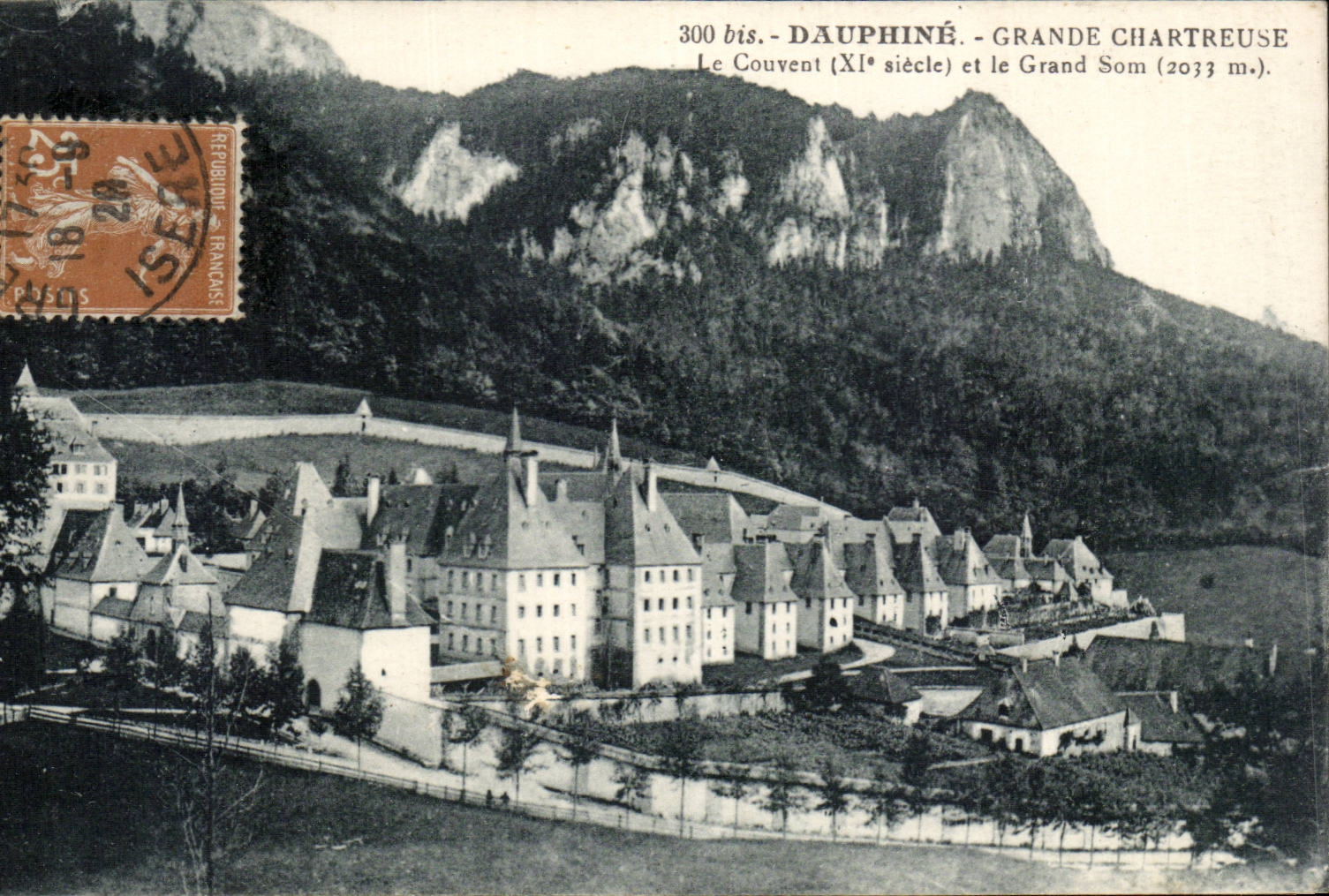Grosser Dauphine CPA Chartreuse das Kloster und das grosse Som