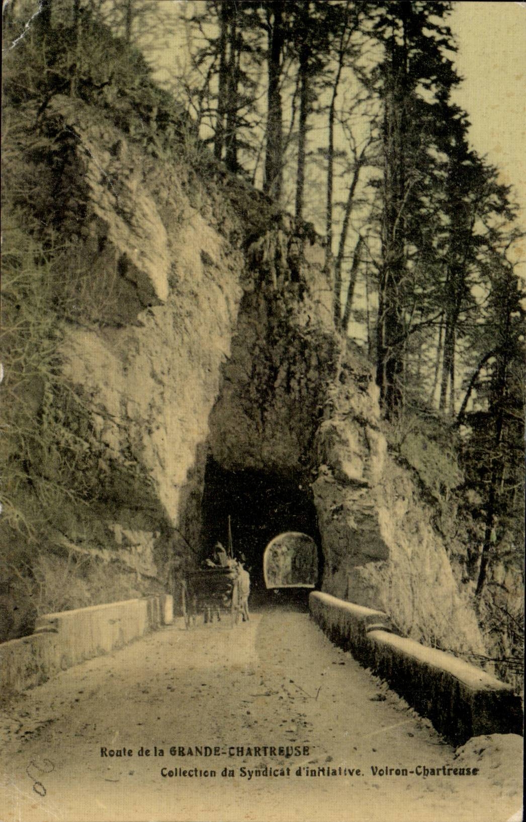 CPA Strasse von grossem Chartreuse (Diagramm toilee)