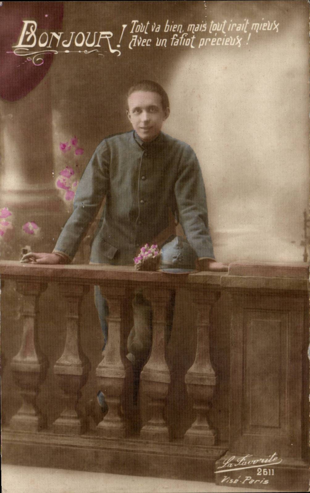 CPA Fantasy Militaria Man