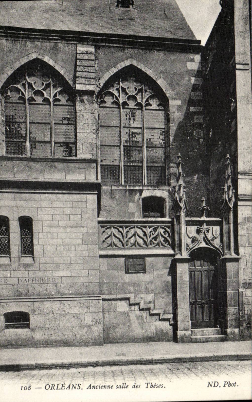 CPA Orleans Old room of the theses