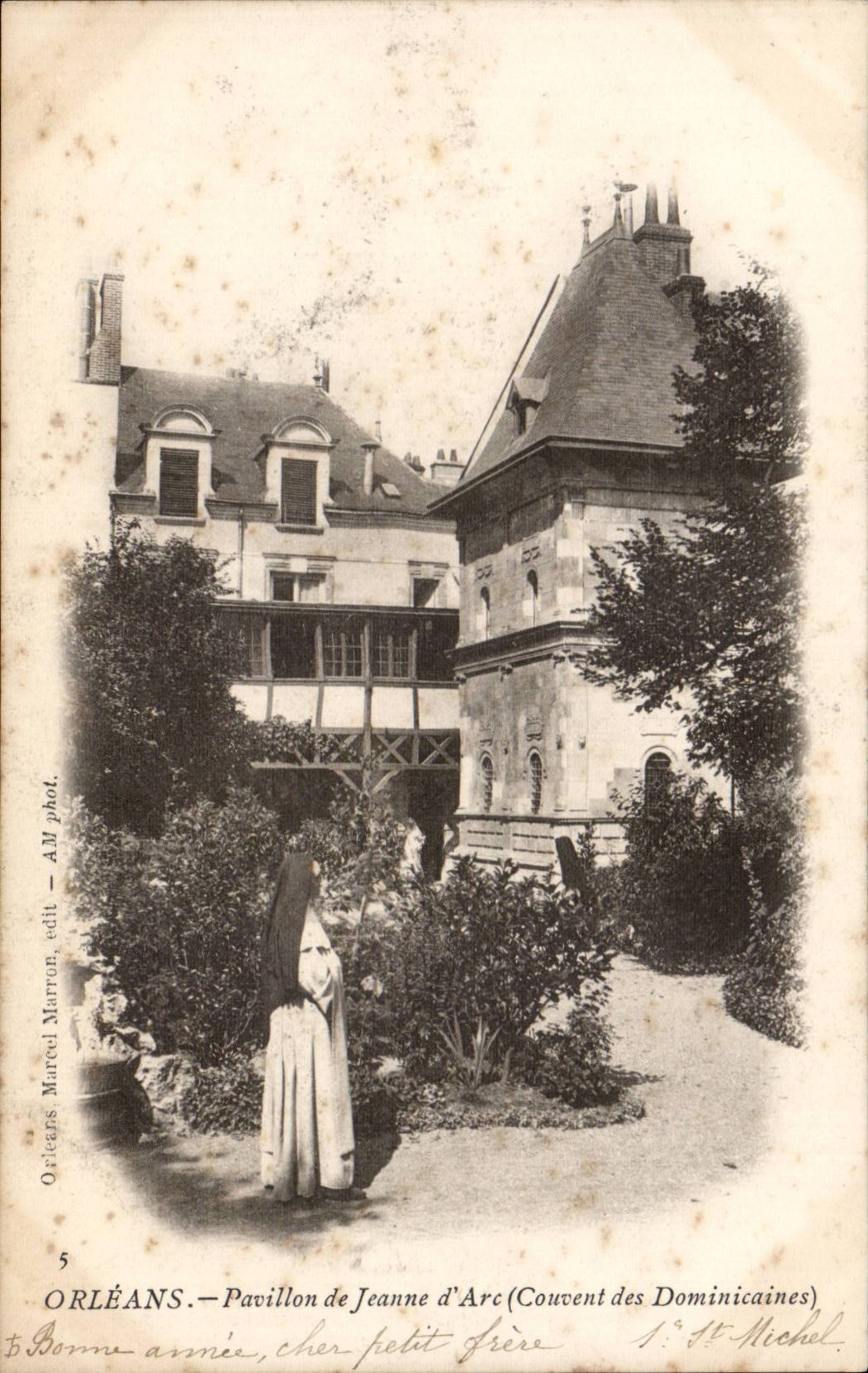 CPA Orleans Pavillon of Jeanne of arc Brood of Domincains