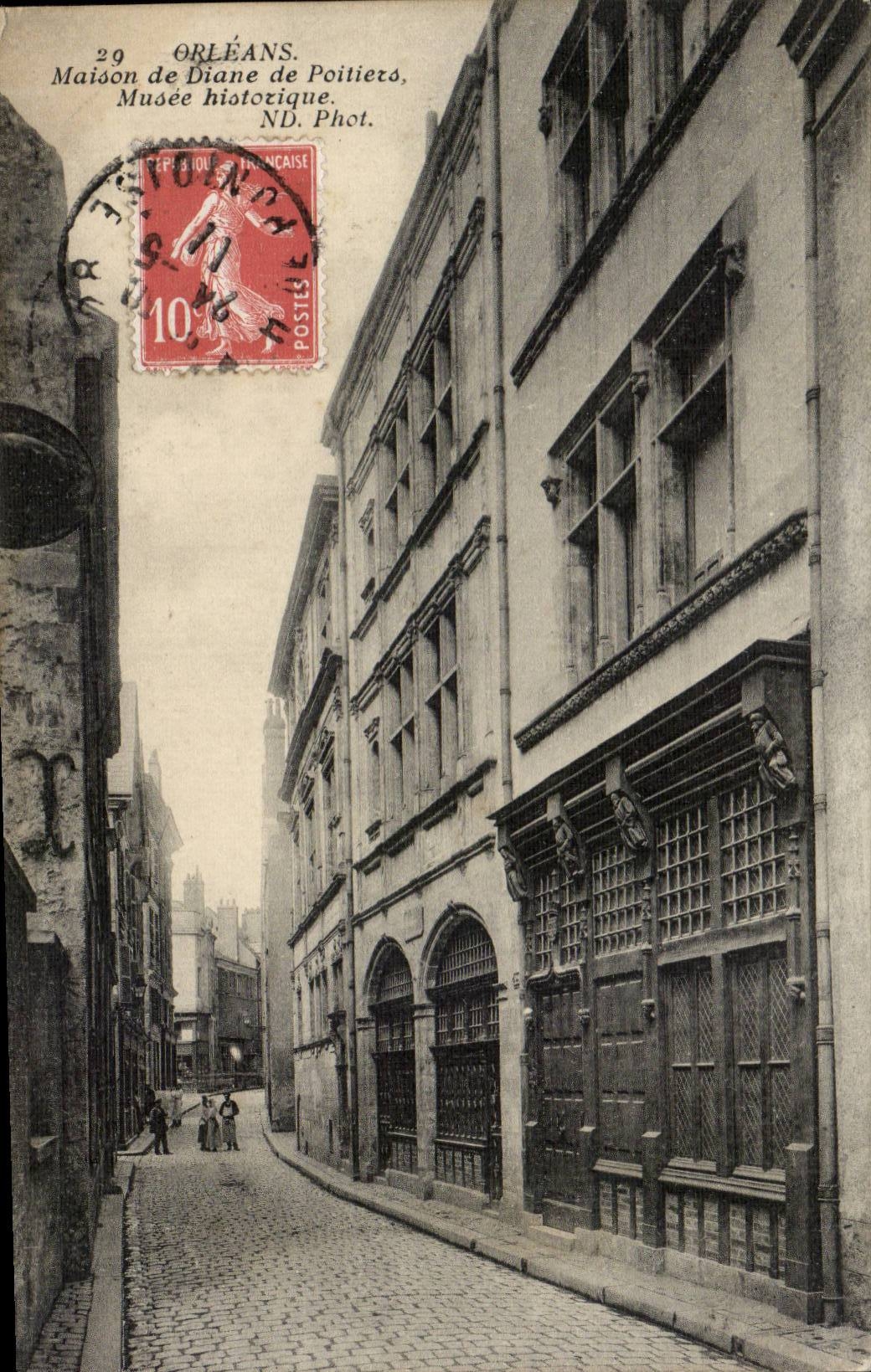 CPA Orleans House of Diane of Poitiers Museum