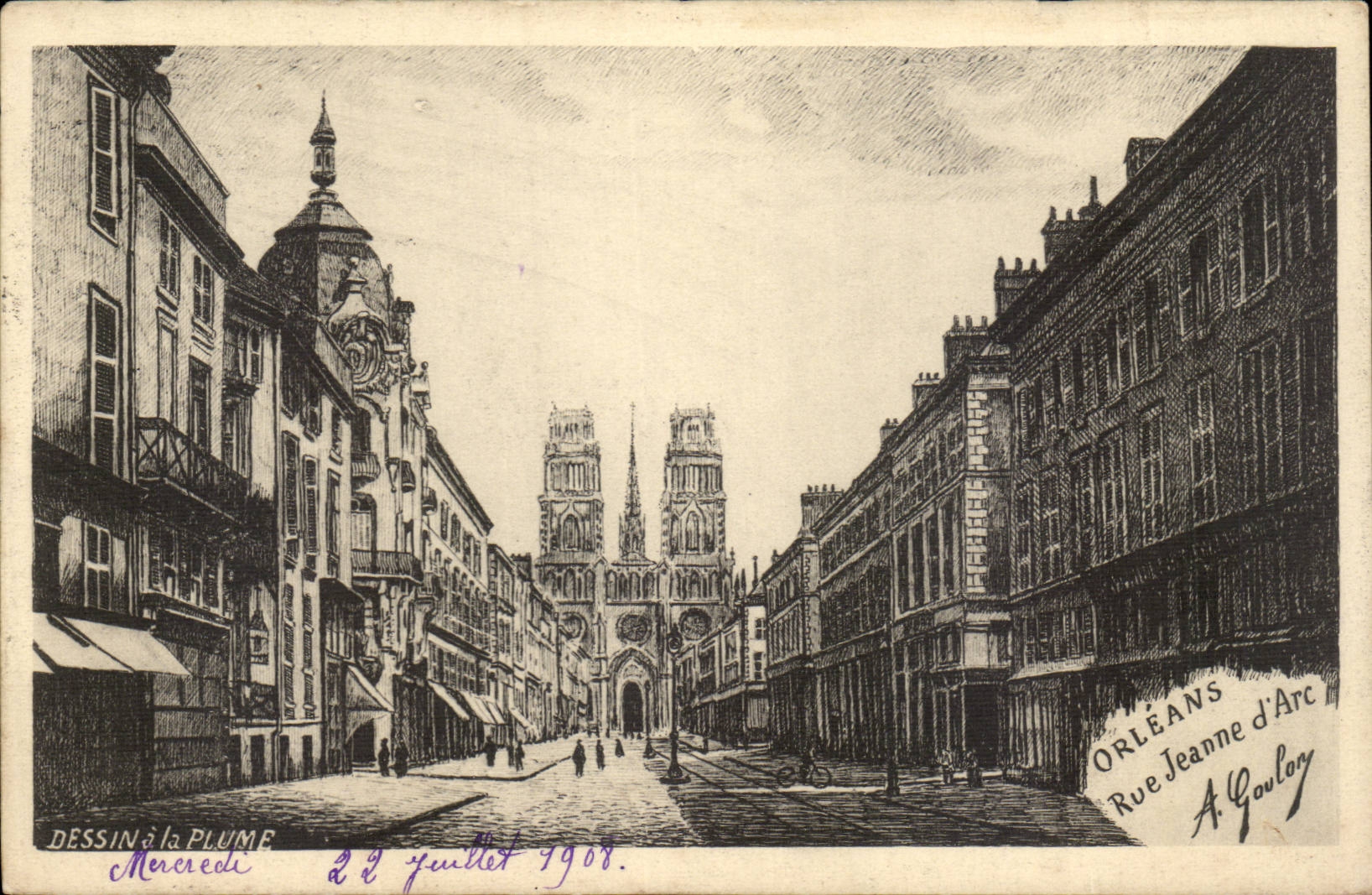 CPA Orleans the street Jeanne of arc