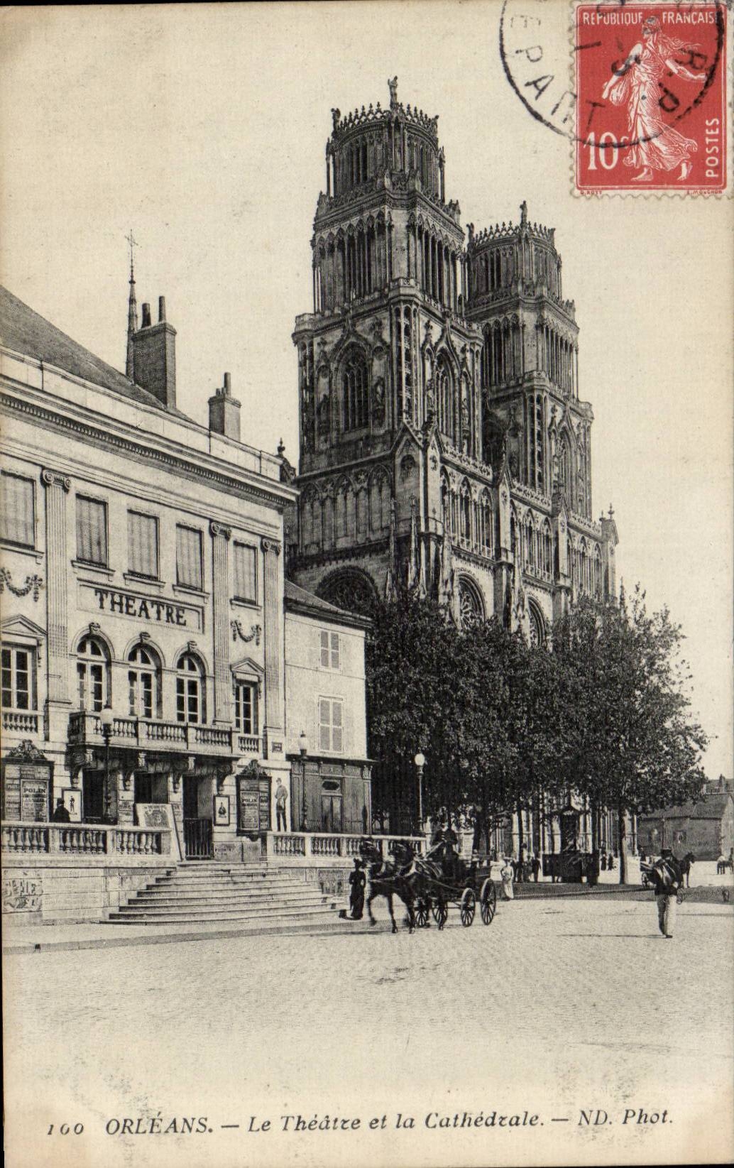 CPA Orleans the theater and the cathedral