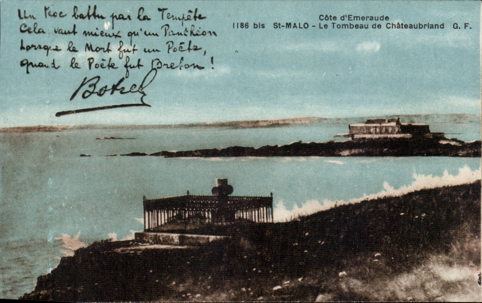 CPA Str Malo das Grab von Chateaubriant