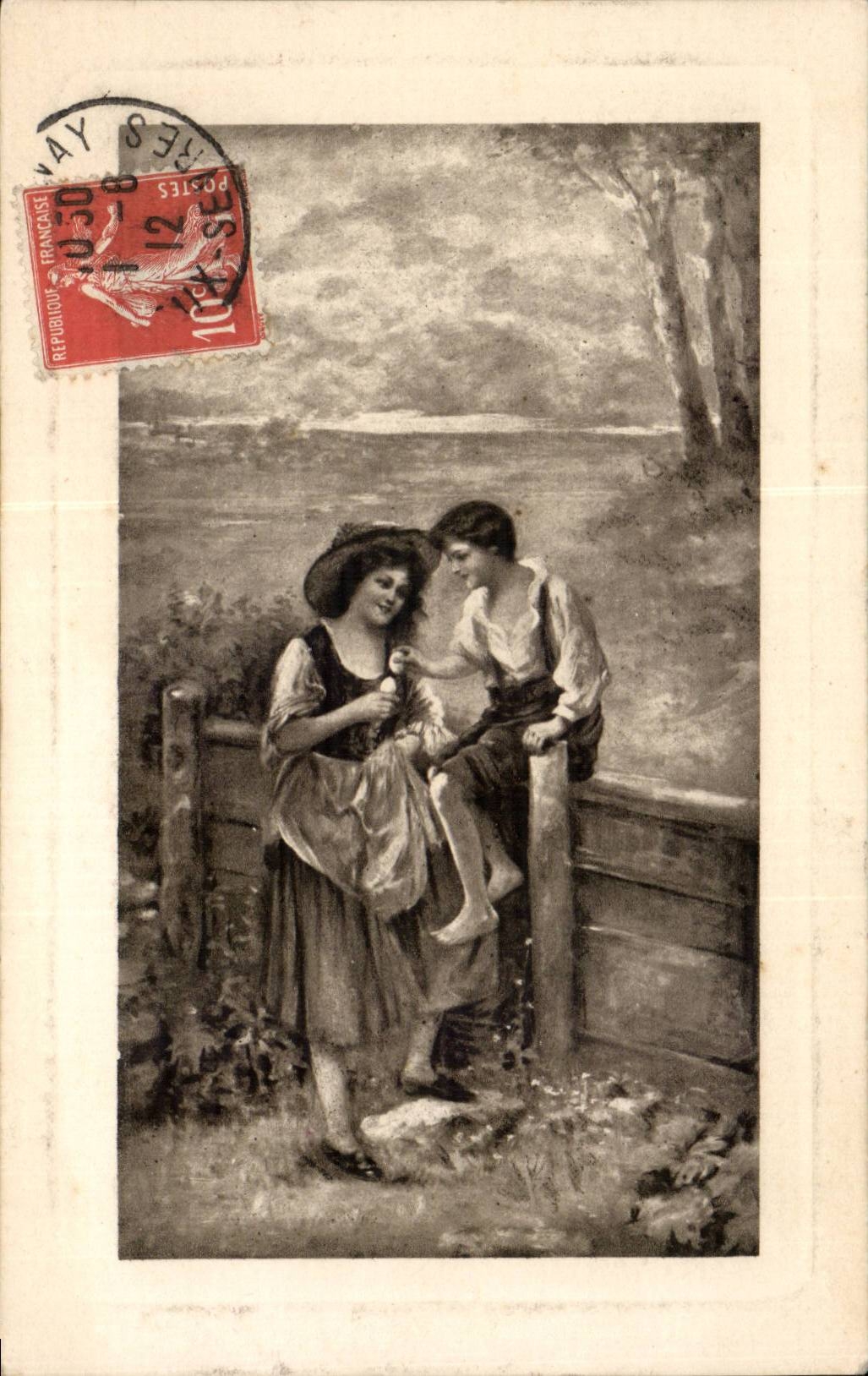 CPA Phantasie-Kinder