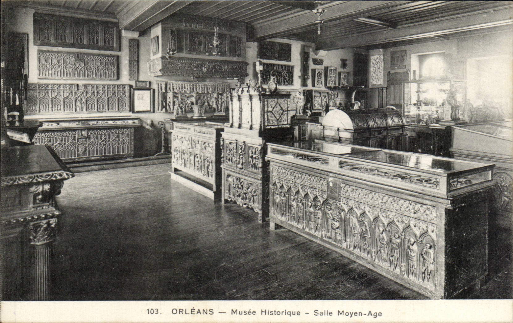 CPA historical Orleans Museum Room the Middle Ages