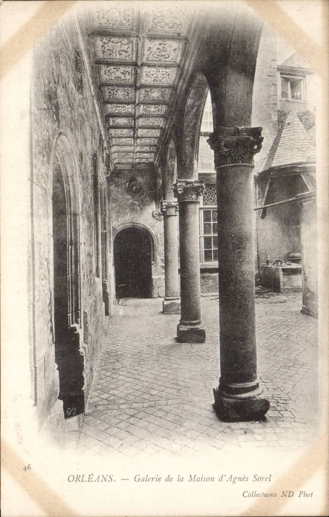 CPA Orleans Gallery of the house of Agnes Sorel