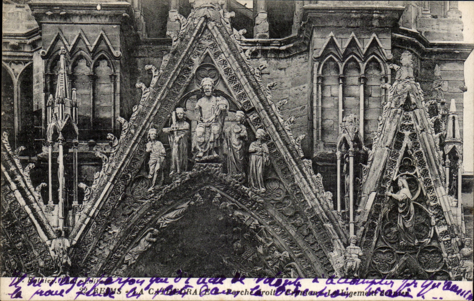 CPA Reims the cathedral