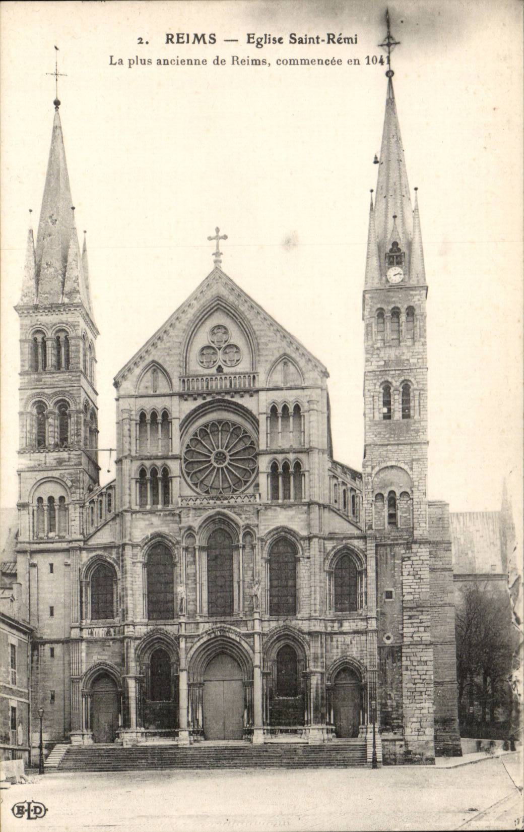 CPA Reims Church Saint Remi