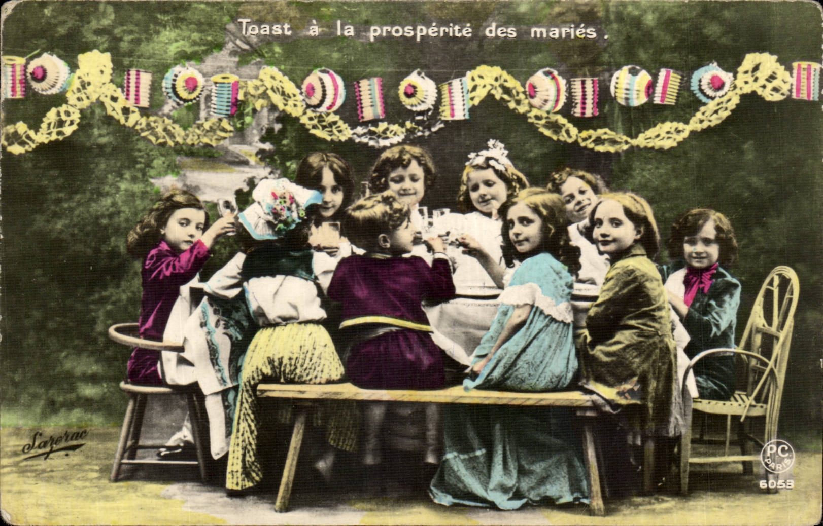 CPA Phantasie-Kinder