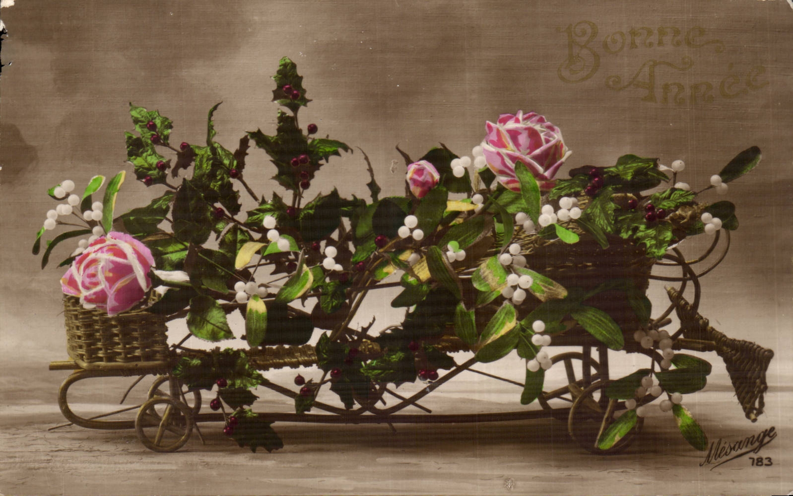 CPA Phantasie-Blumen