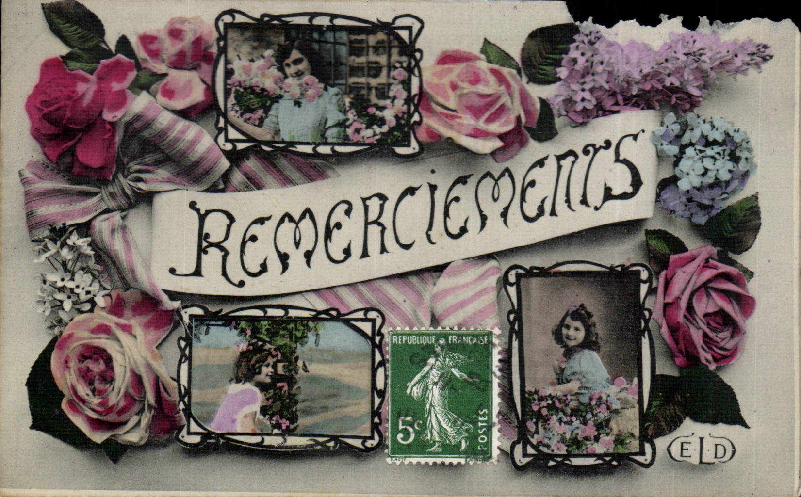 CPA Phantasie-Kind-Dank