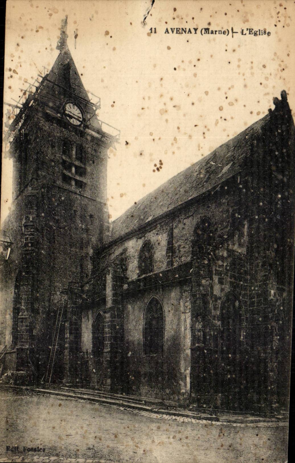 CPA Avenay the church