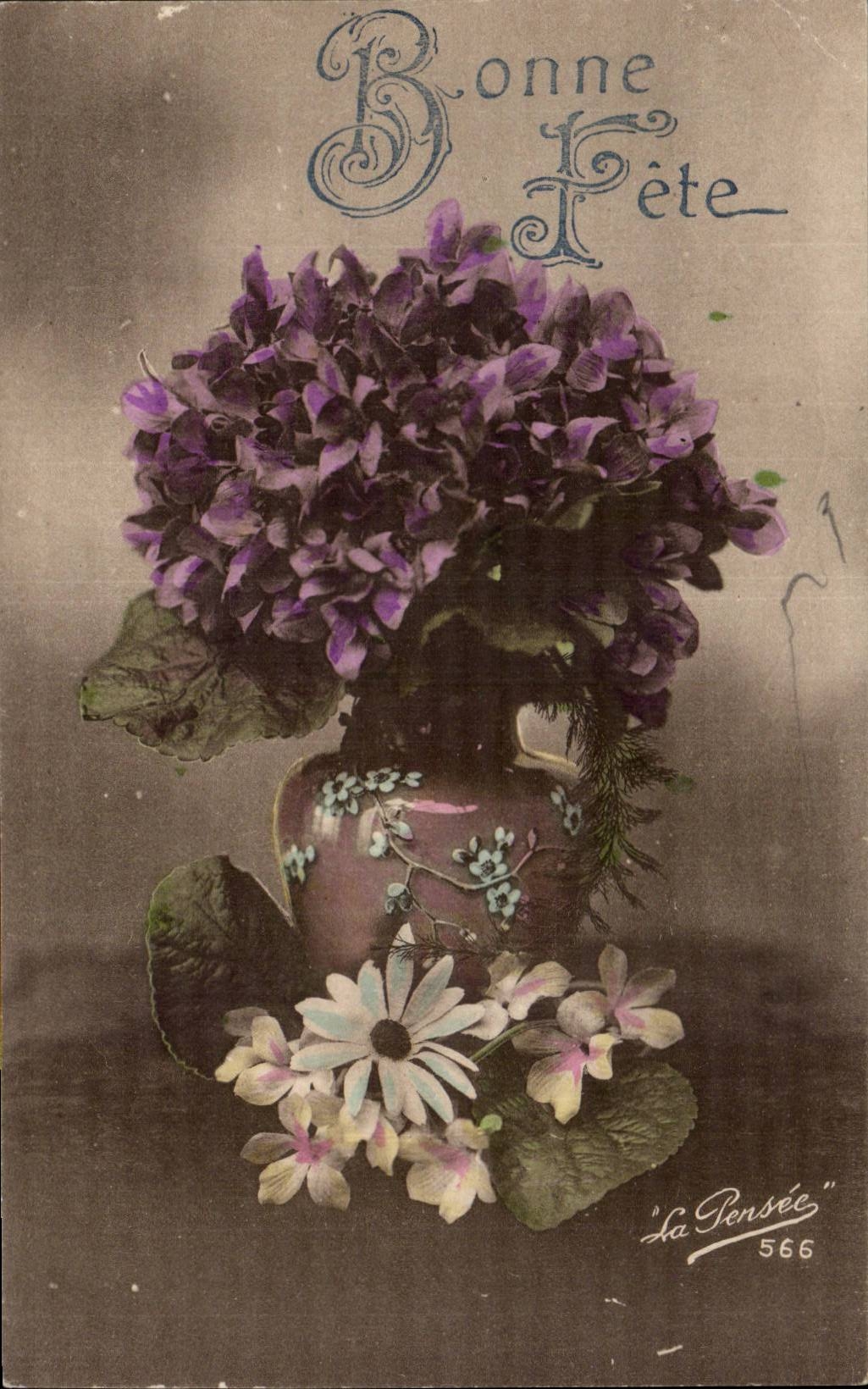 CPA Phantasie-Blumen