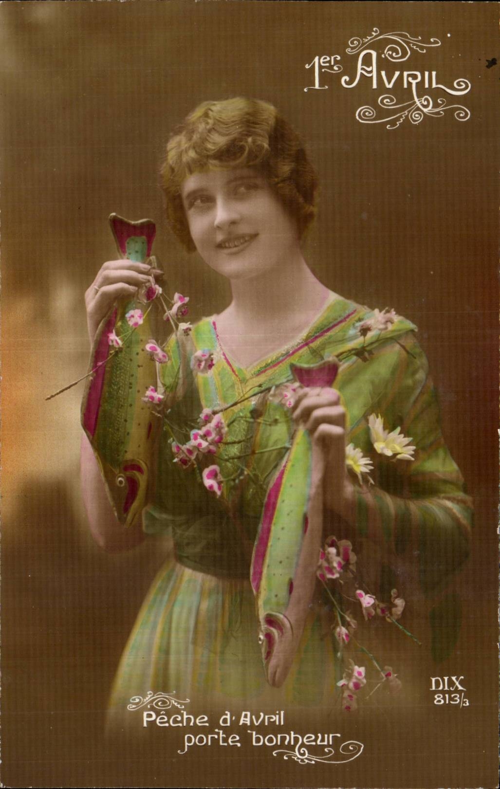 CPA Fantasy Woman April 1st Easter Easter