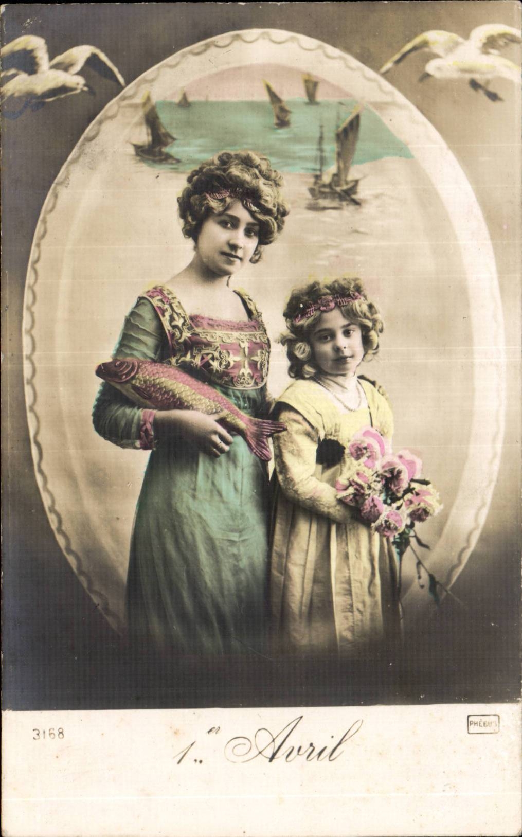 CPA Fantasy Woman April 1st Easter Easter